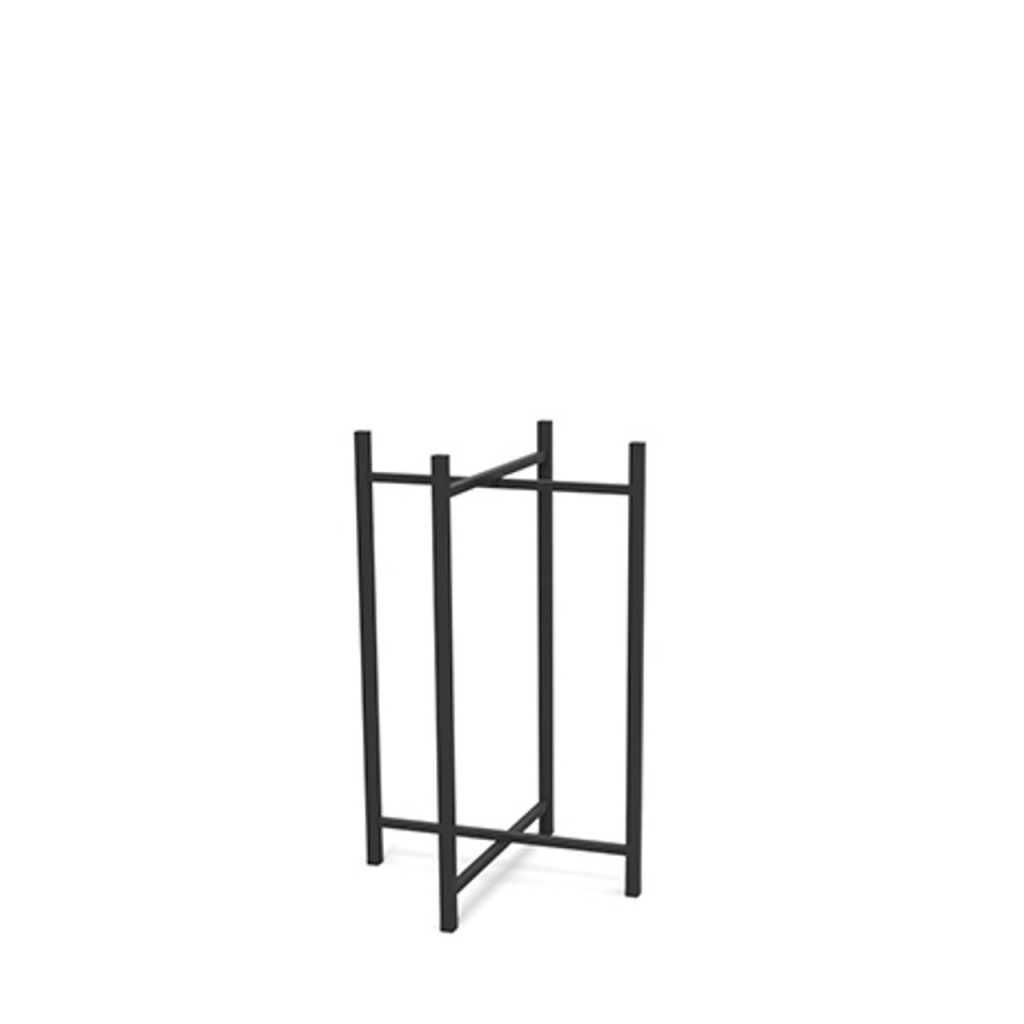 Craster Rise 800 Tall Black Steel Table Leg (1100) 788 × 788 × 1090 mm