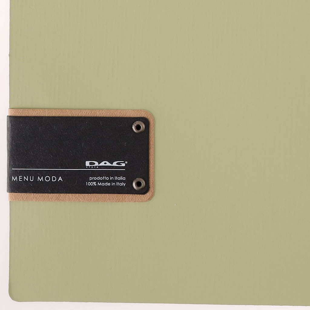 menu holder 23x44,1 cm (MAXI) black PATCH label "menu" only elastic CHEF SAGE
