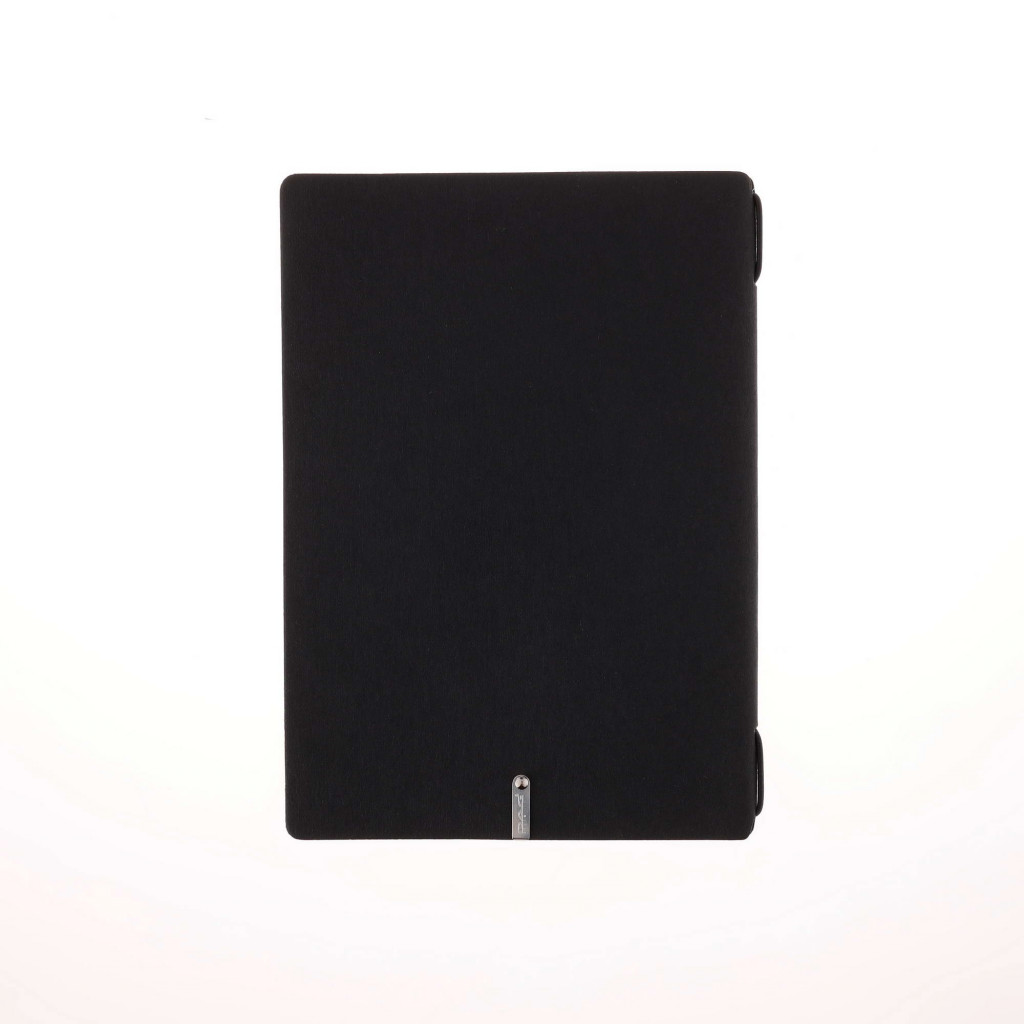 menu holder 16,5x23,1 cm (GOLFO) "menu" METAL label only elastic ECOMODA BLACK th. 0.7