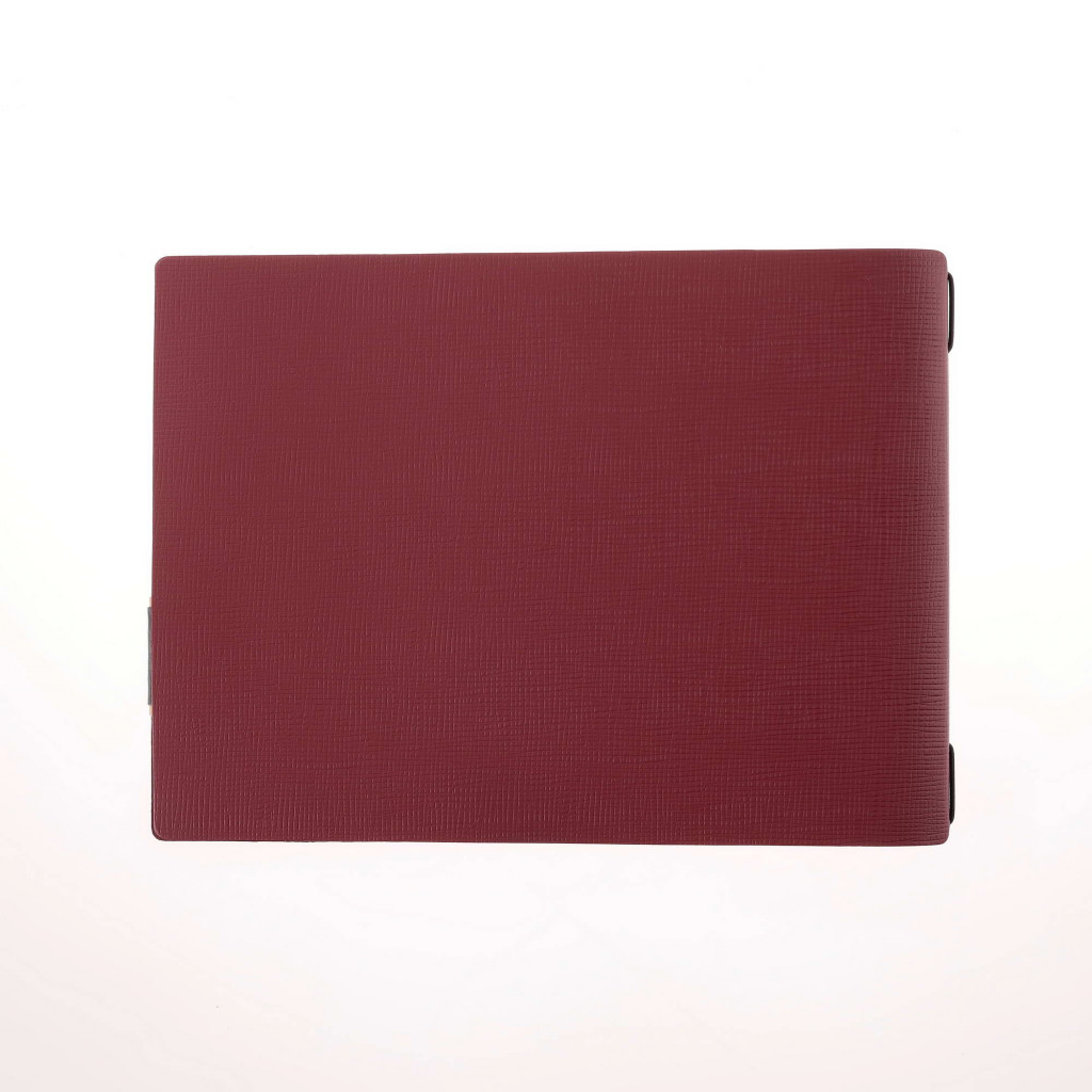 DAG style Menu 31,7x23,1 cm (A4 HORIZONTAL) black PATCH štítek "menu" pouze gumička CHEF BURGUNDY