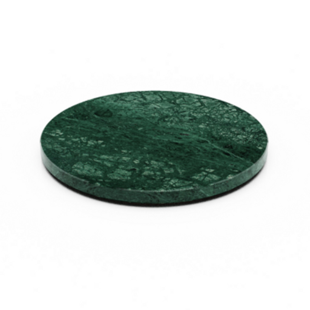 Craster Tilt Large Green Marble Plinth