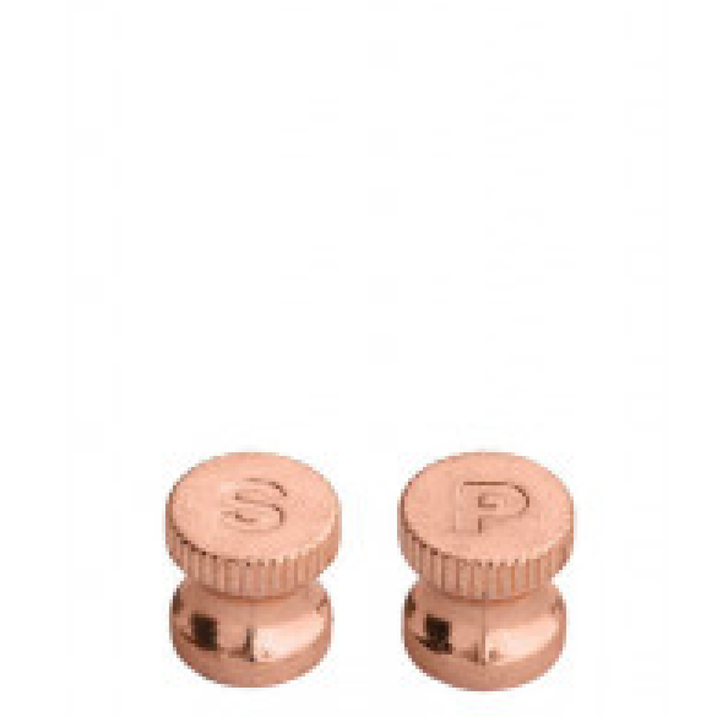 Utopia Engraved Salt/Pepper Knobs - Copper