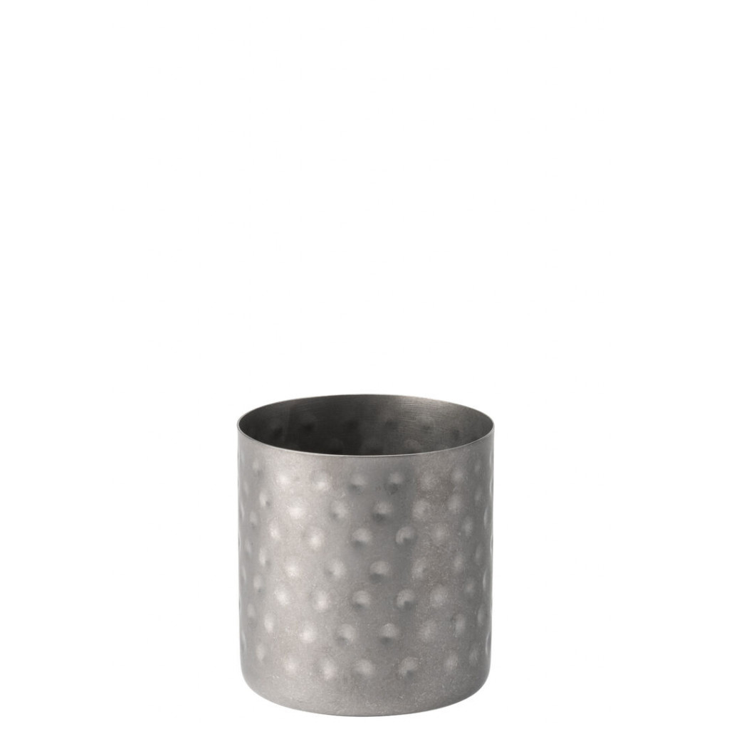 Utopia Vintage Steel Hammered Chip Cup 3.5" (8.5cm)