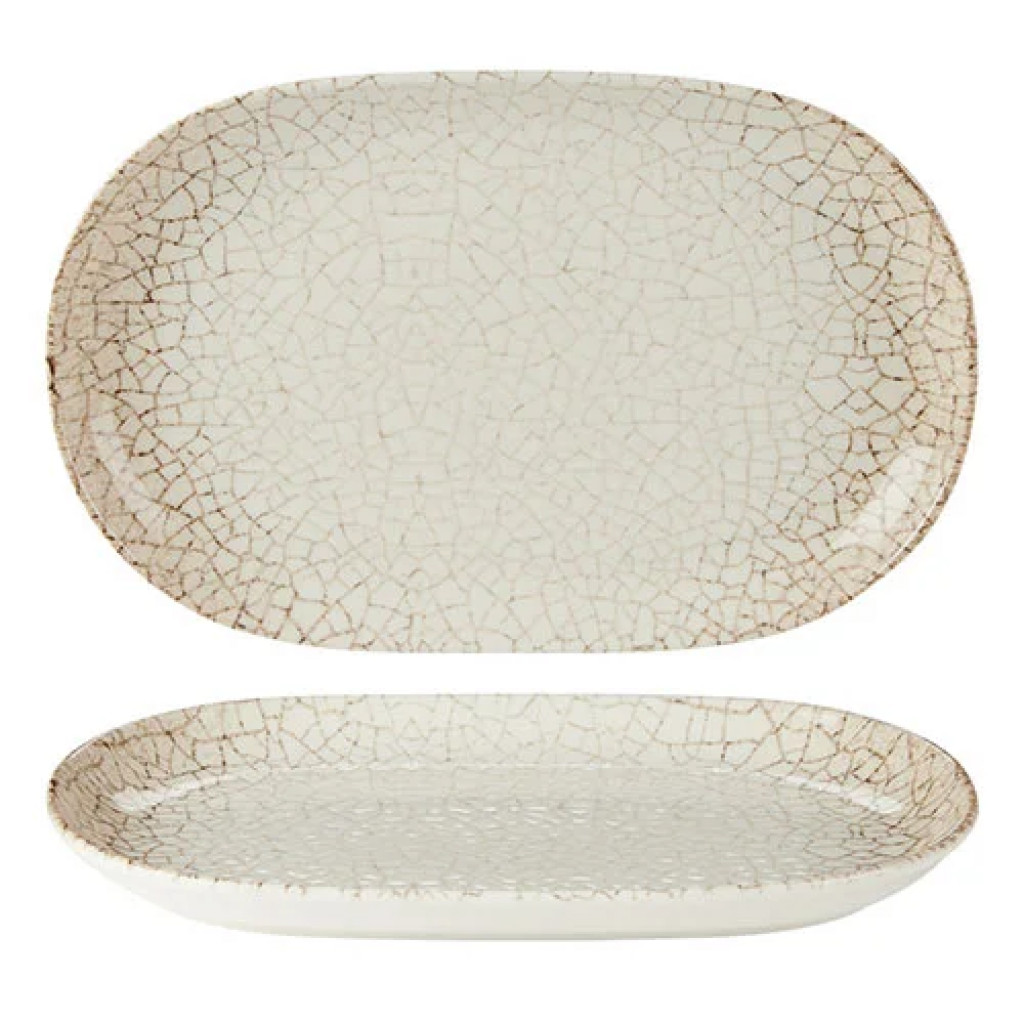 DPS Scorched Oval Platter 33 x 21cm