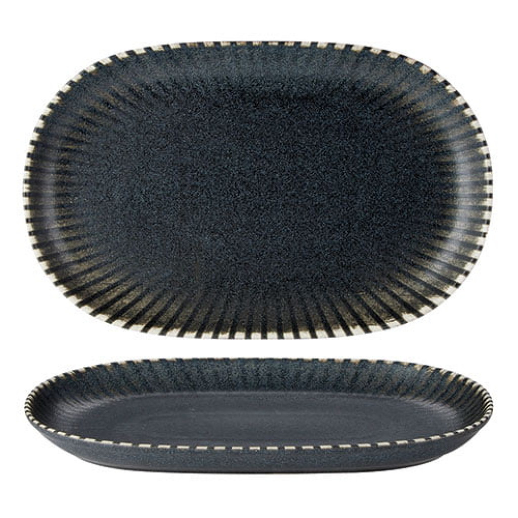 DPS Flint Oval Platter 33 x 21cm