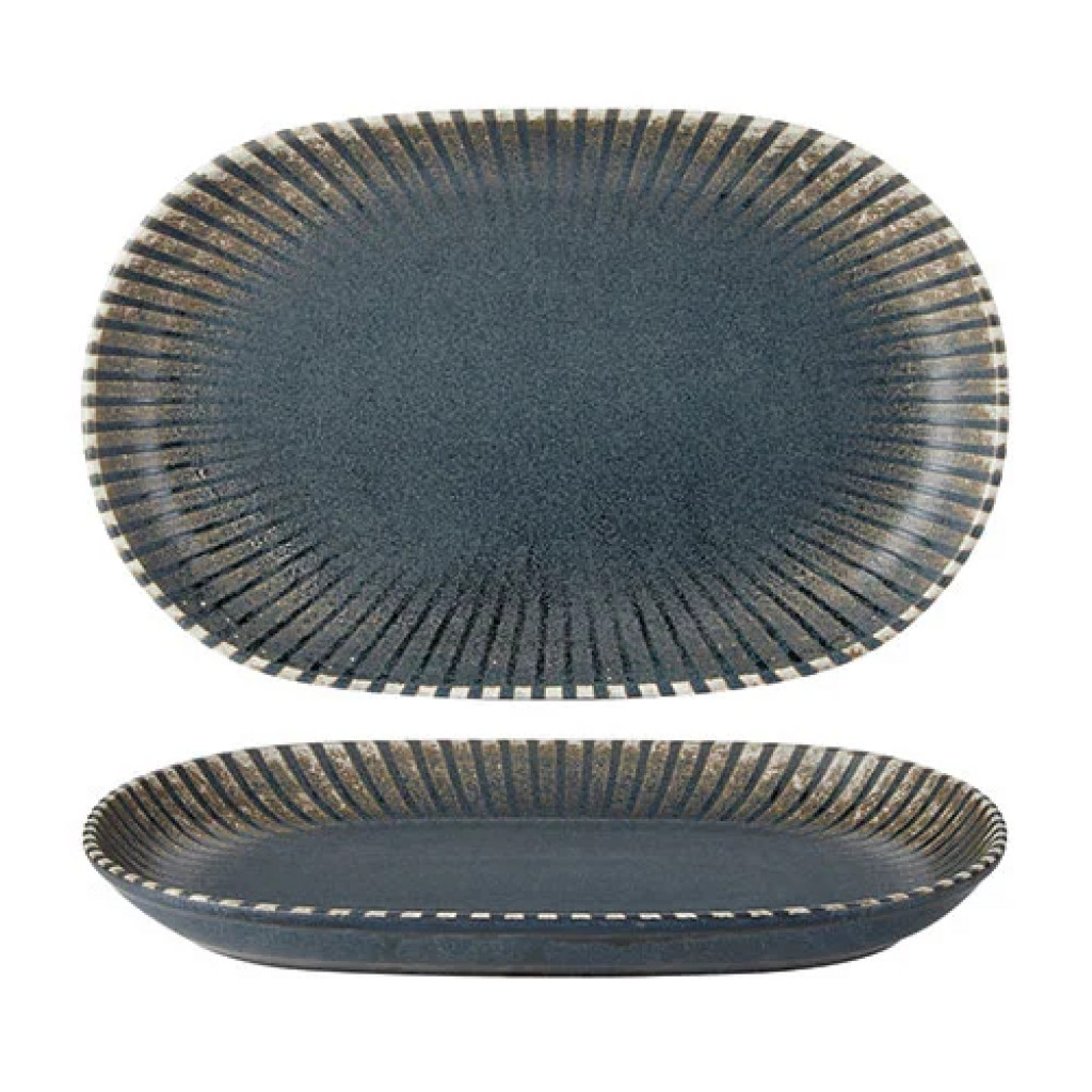 DPS Flint Oval Platter 28 x 18cm