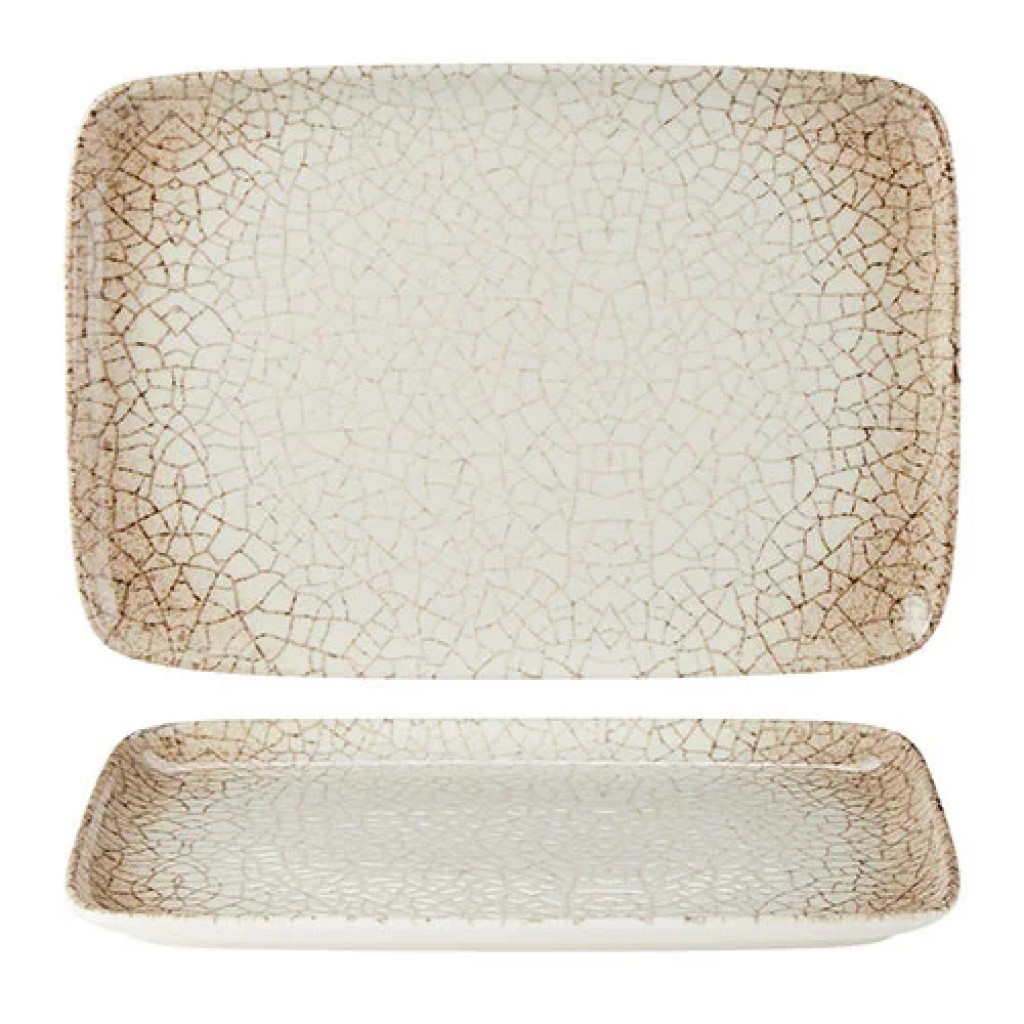 DPS Scorched Rect Platter 33 x 23cm