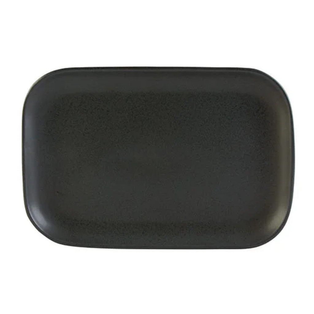 DPS Rustico Carbon Rectangular Plate 29 x 19.5cm