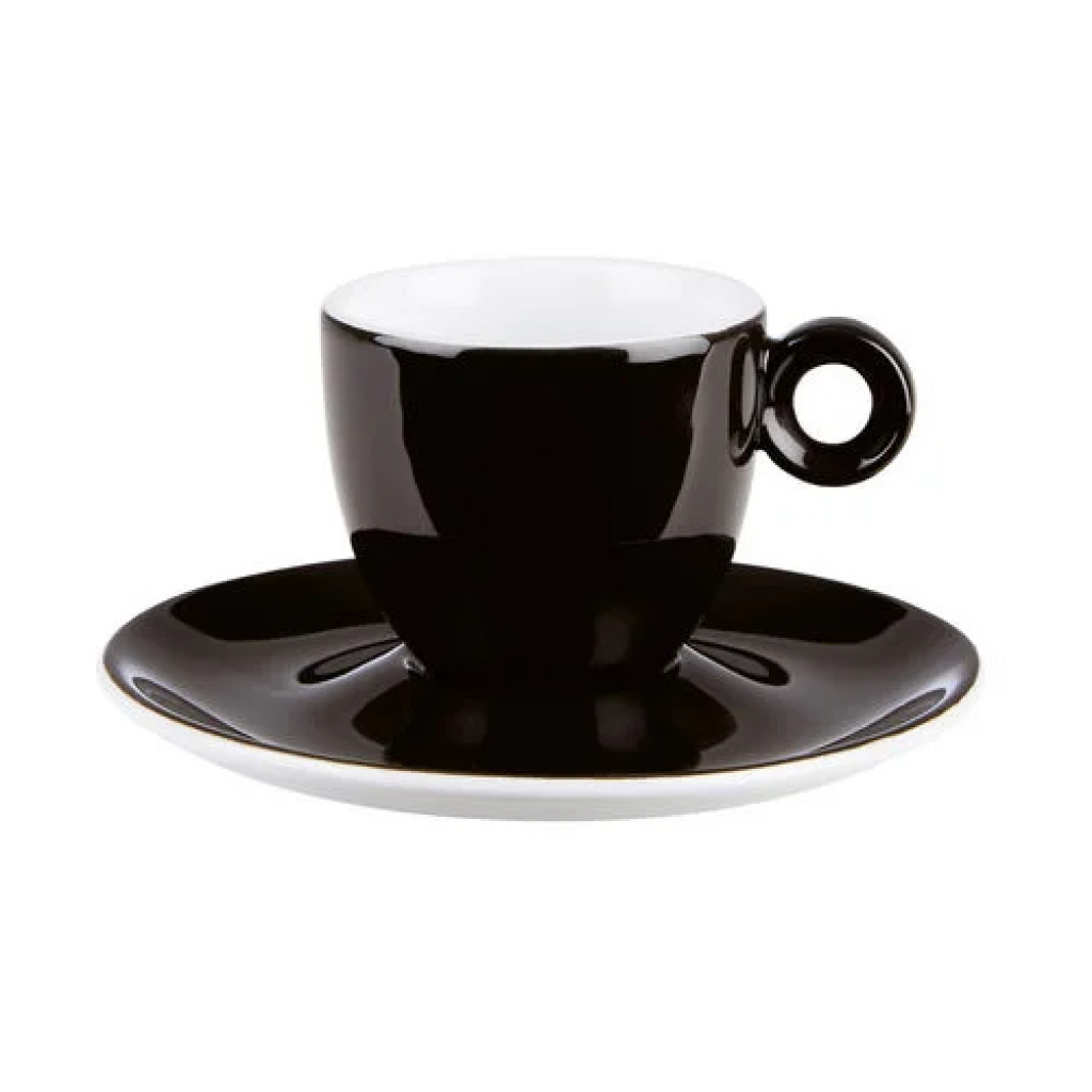DPS Costa Verde Black Espresso Saucer 12.5cm/5