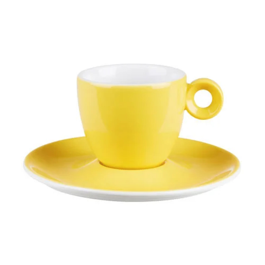 DPS Costa Verde Yellow Espresso saucer 12.5cm/5