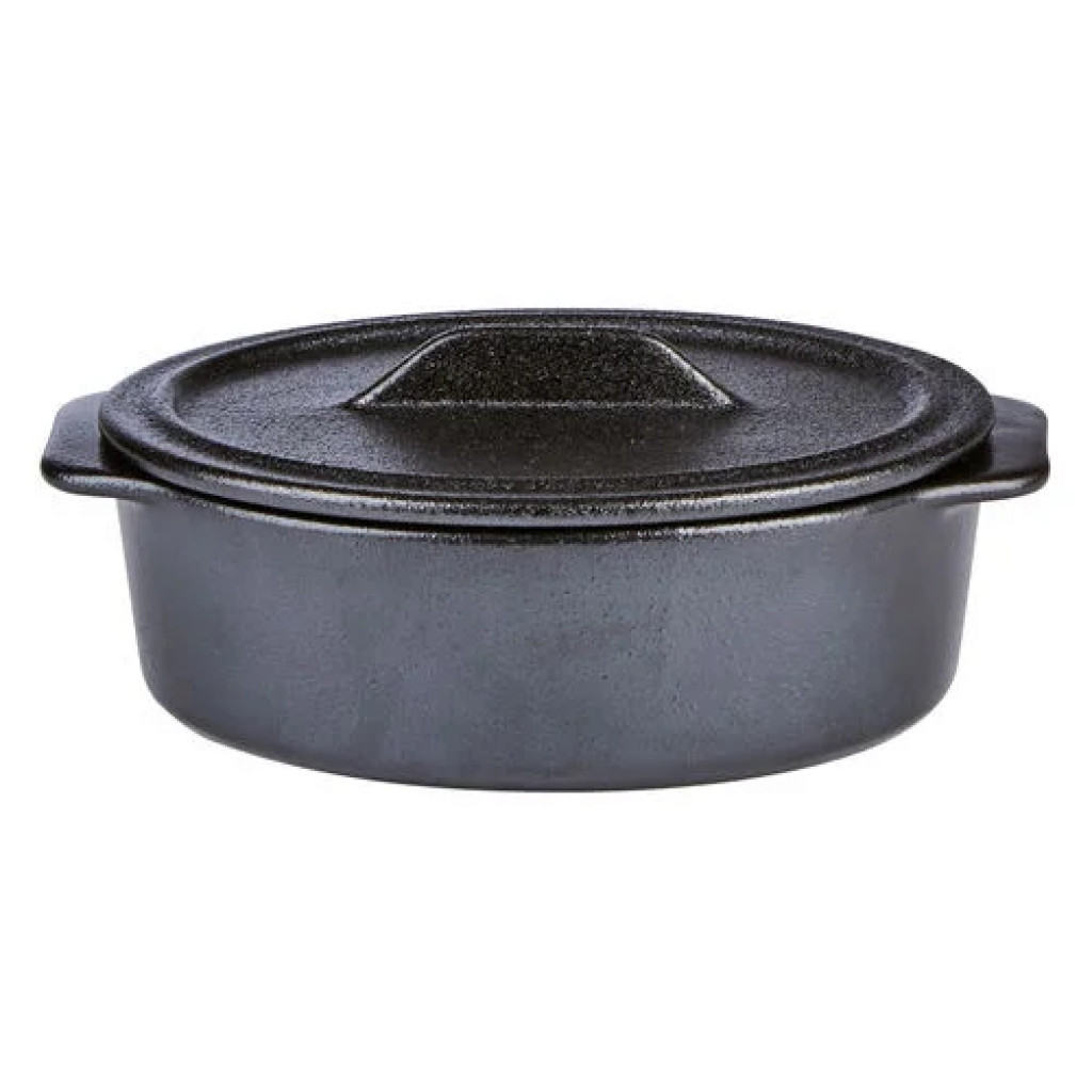 DPS Presentation&Display Oval Casserole Dish With Lid 17.7 x 13.5 x 7cm/ 7 x 5 1/3 x 2 3/4