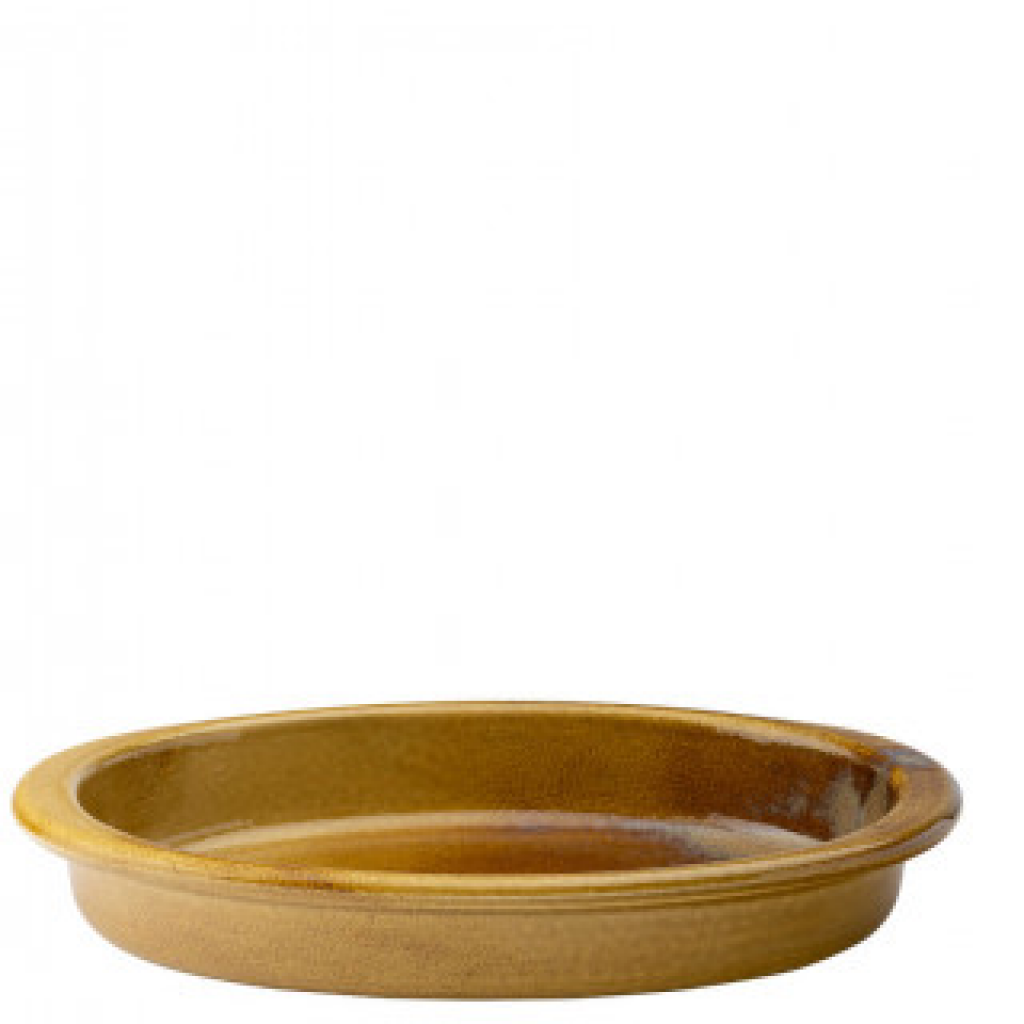 Utopia Murra Toffee Oval Eared Dish 10" (25cm)