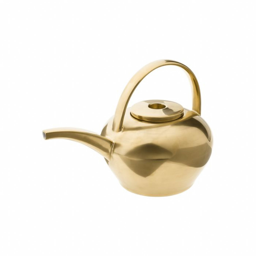 Hering Berlin Polite Gold teapot with handle ø170 h193 1600ml