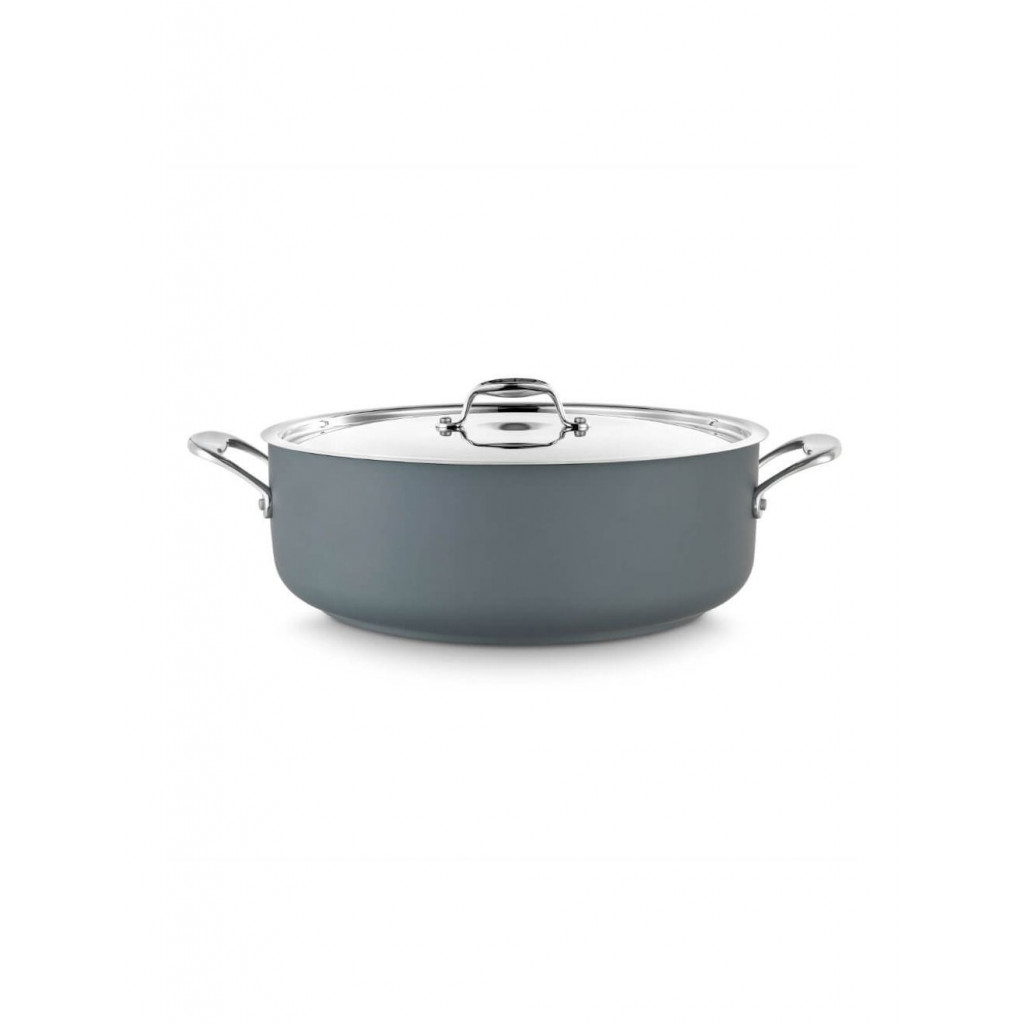 Pujadas CASSEROLE W/LID COOL 24CM GREY