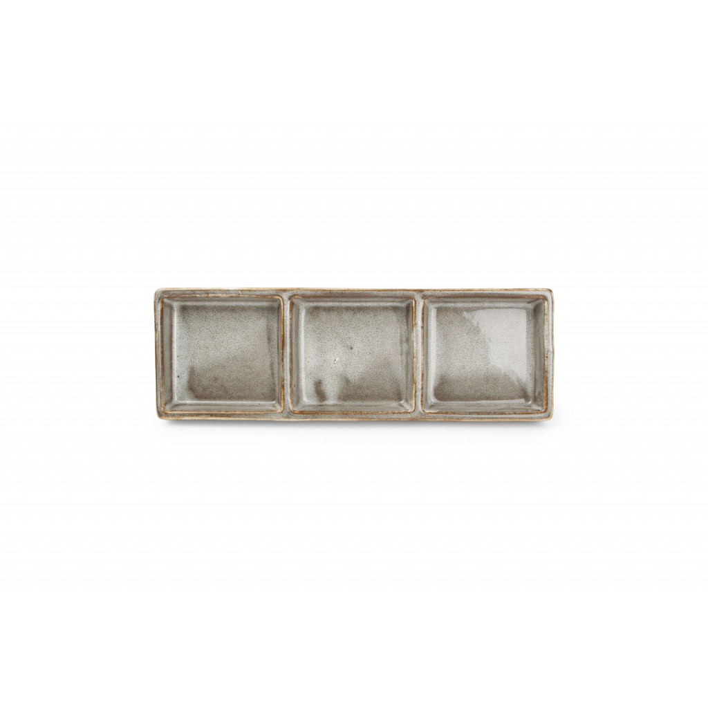 F2D Serving dish 24x8cm grey Ceres