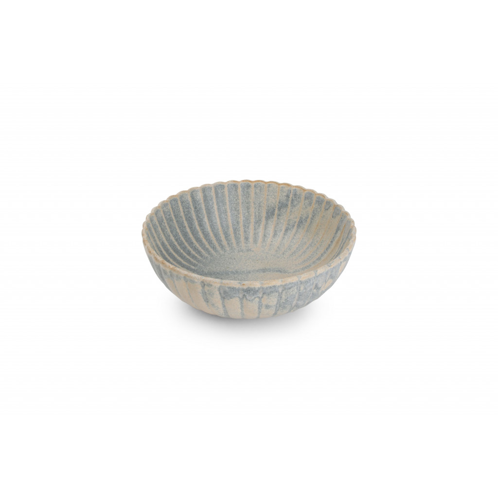 F2D Bowl 18xH6,5cm blue faded Dune