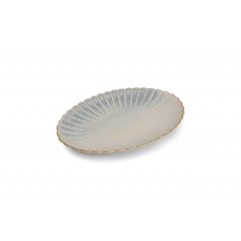 F2D Serving dish 26x17cm blue faded Dune