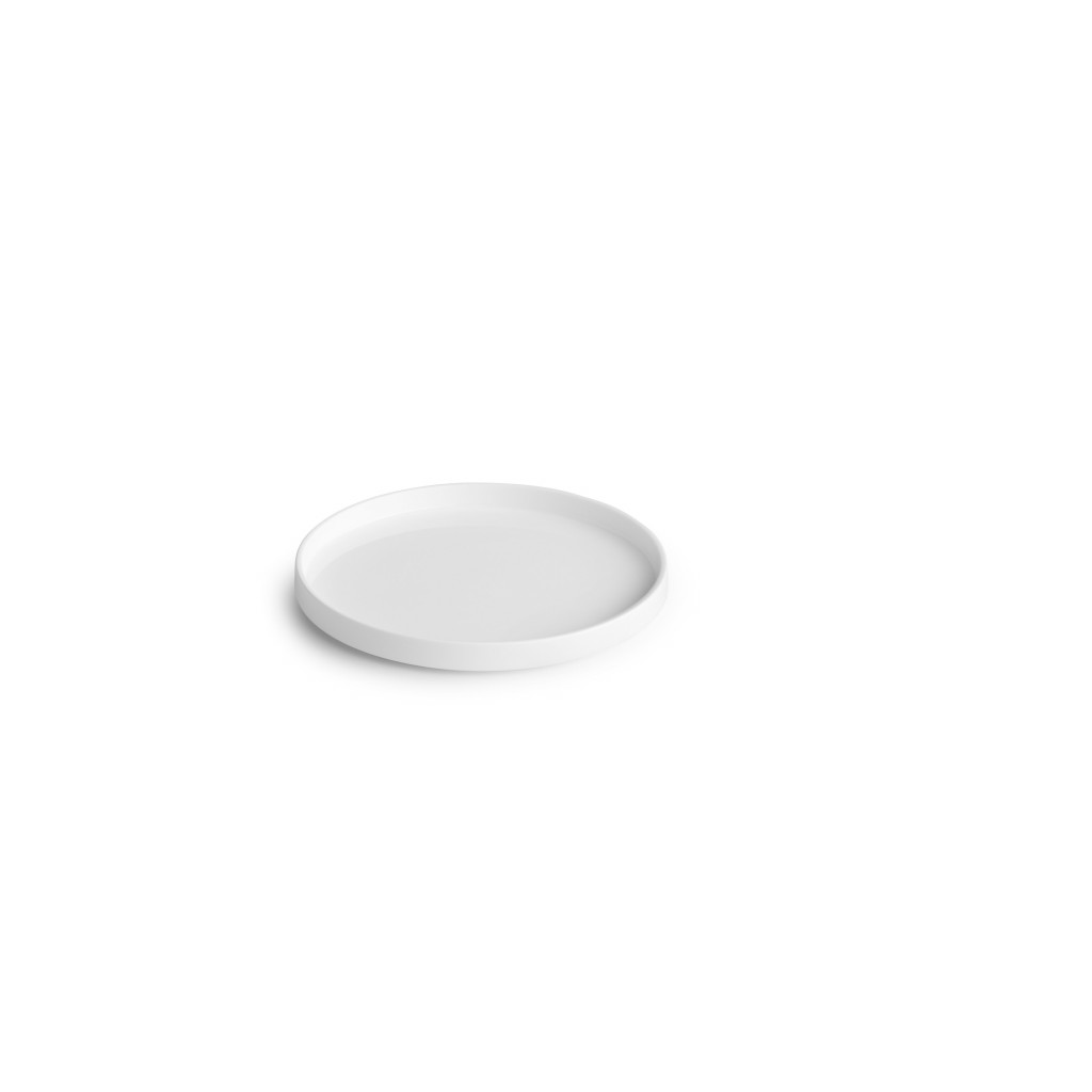 CHIC Plate 20xH2cm white Verso