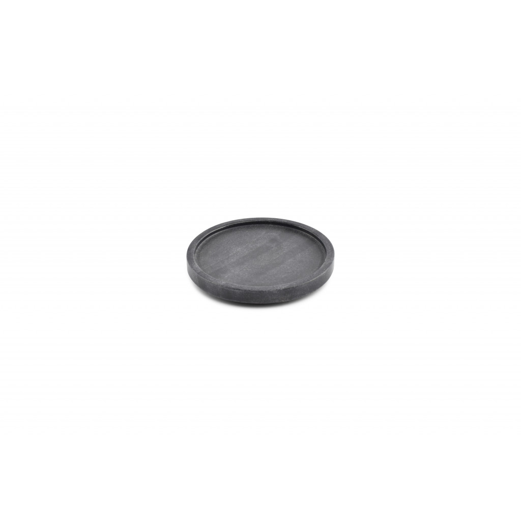 CHIC Serving dish 12xH1cm marble black Pura