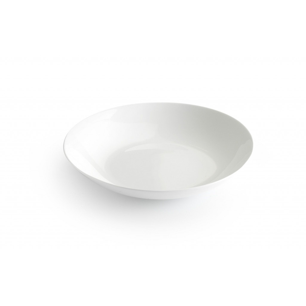 CHIC Deep plate 21xH3,5cm white Perla