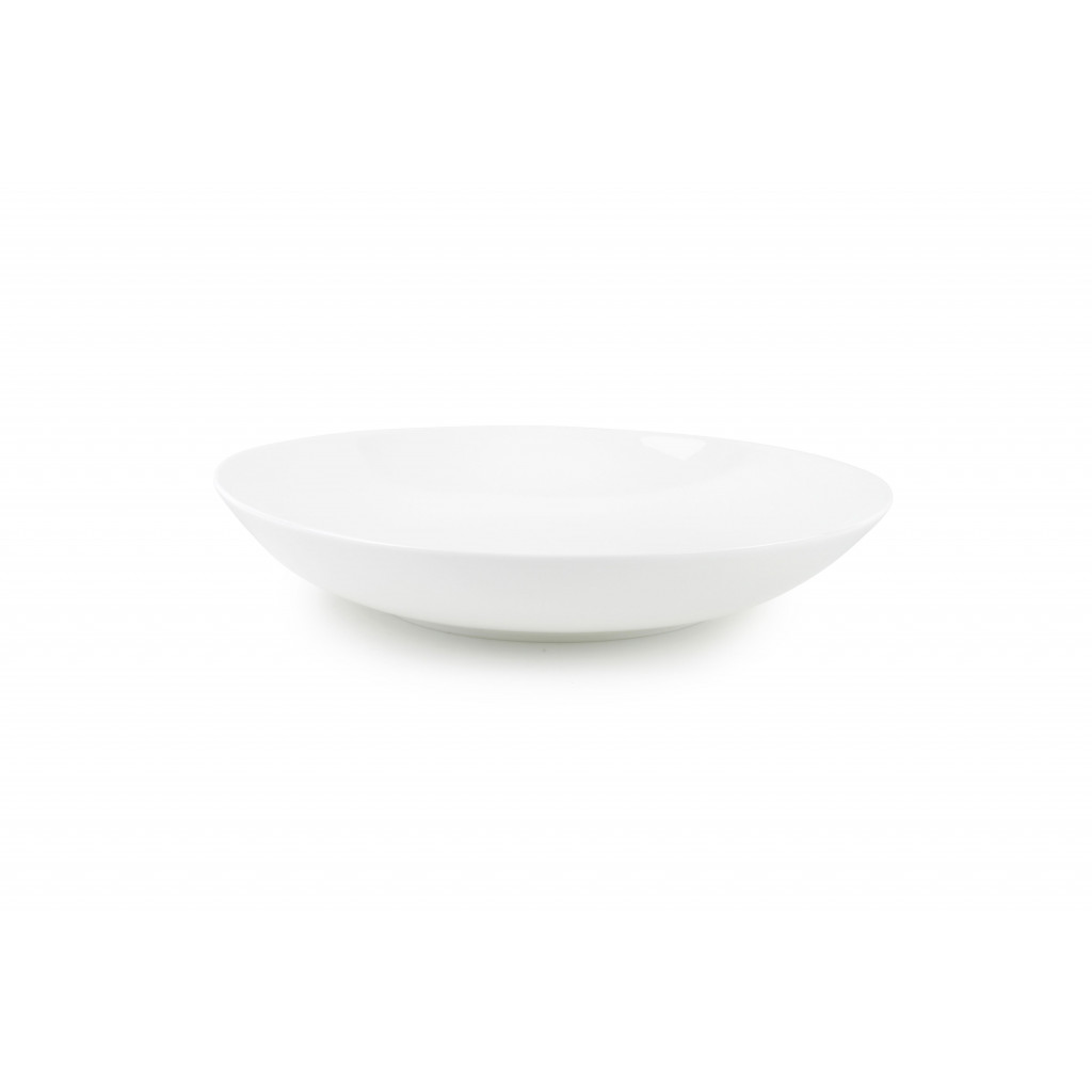 CHIC Deep plate 21xH3,5cm white Perla