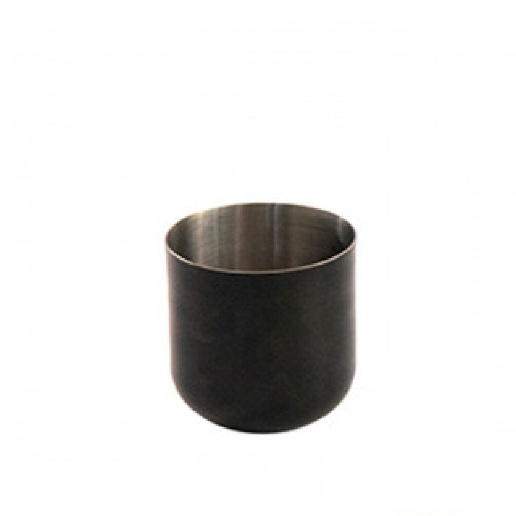 Craster Alto Medium Chip Pot Black PVD and Stainless Steel 85ø × 85 mm