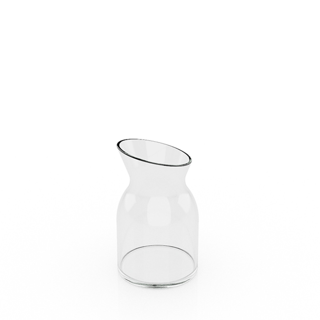 Craster Tilt Small Glass Carafe