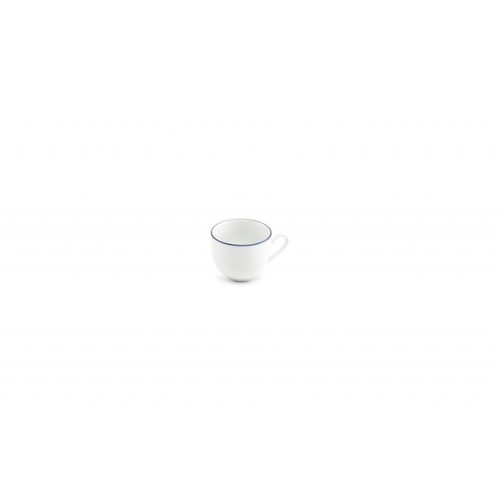 Bonbistro Mocha cup 10cl blue rim Basic White