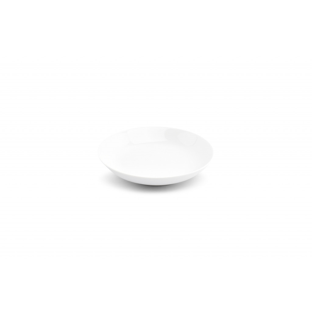 Bonbistro Deep plate 21xH4cm coupe Basic White