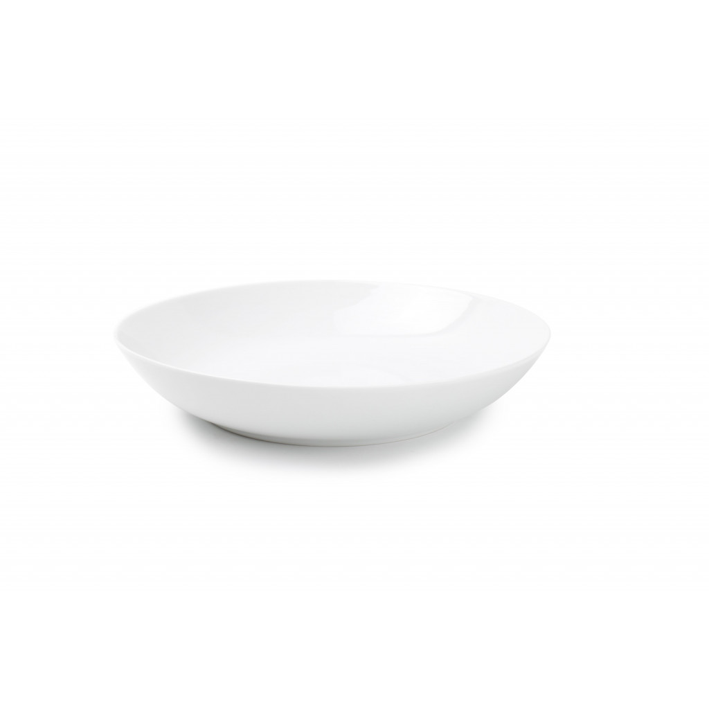 Bonbistro Hluboký talíř 21xH4,5cm coupe Basic White