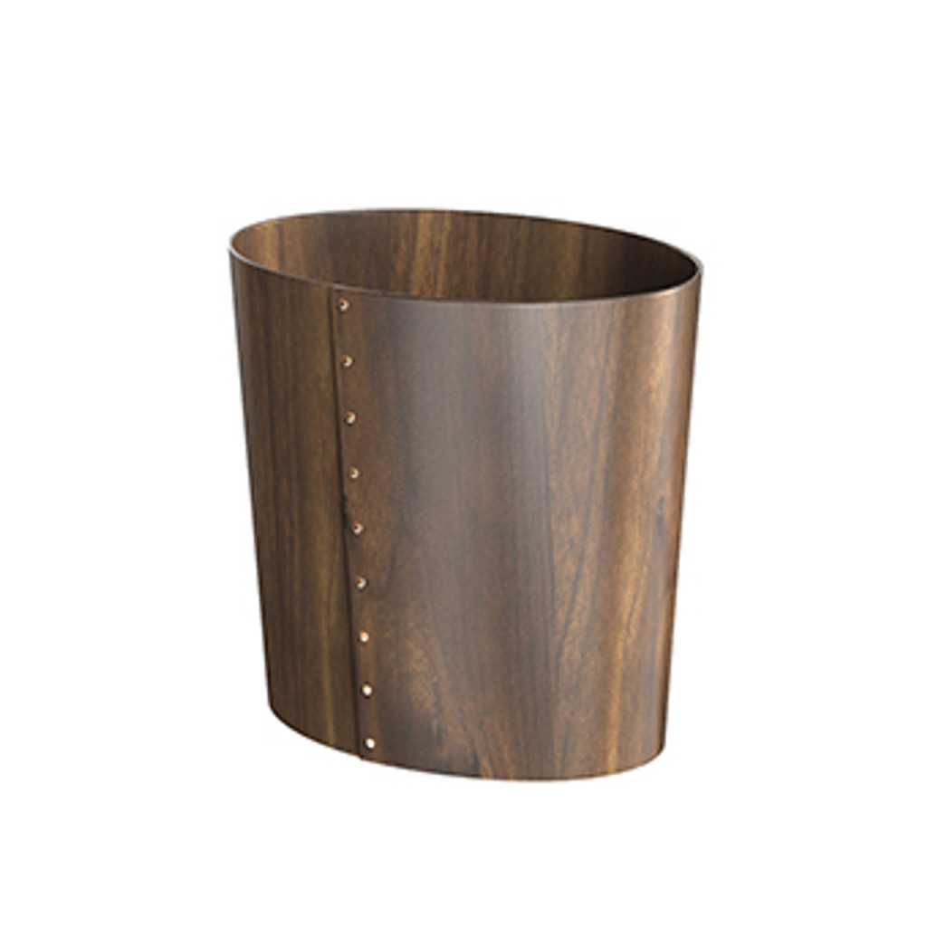 Craster Shaker Small Walnut Luxury Waste Paper Bin Birch Stained Walnut 240× 180 × 225 mm