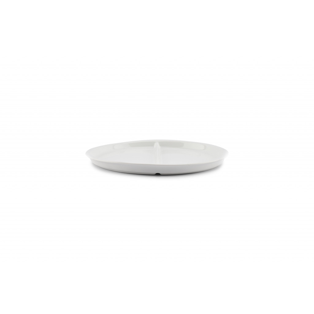 Bonbistro Divider plate 23cm 2 parts white Care