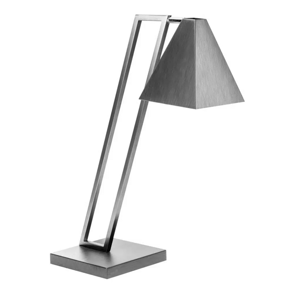 Rosseto Single Stainless Steel Pyramid Heat Lamp with Metal Base