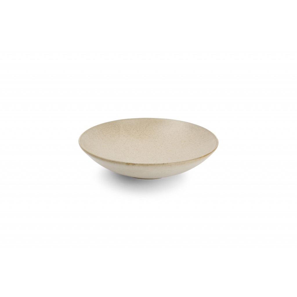 Bonbistro Hluboký talíř 21xH5cm beige Cirro