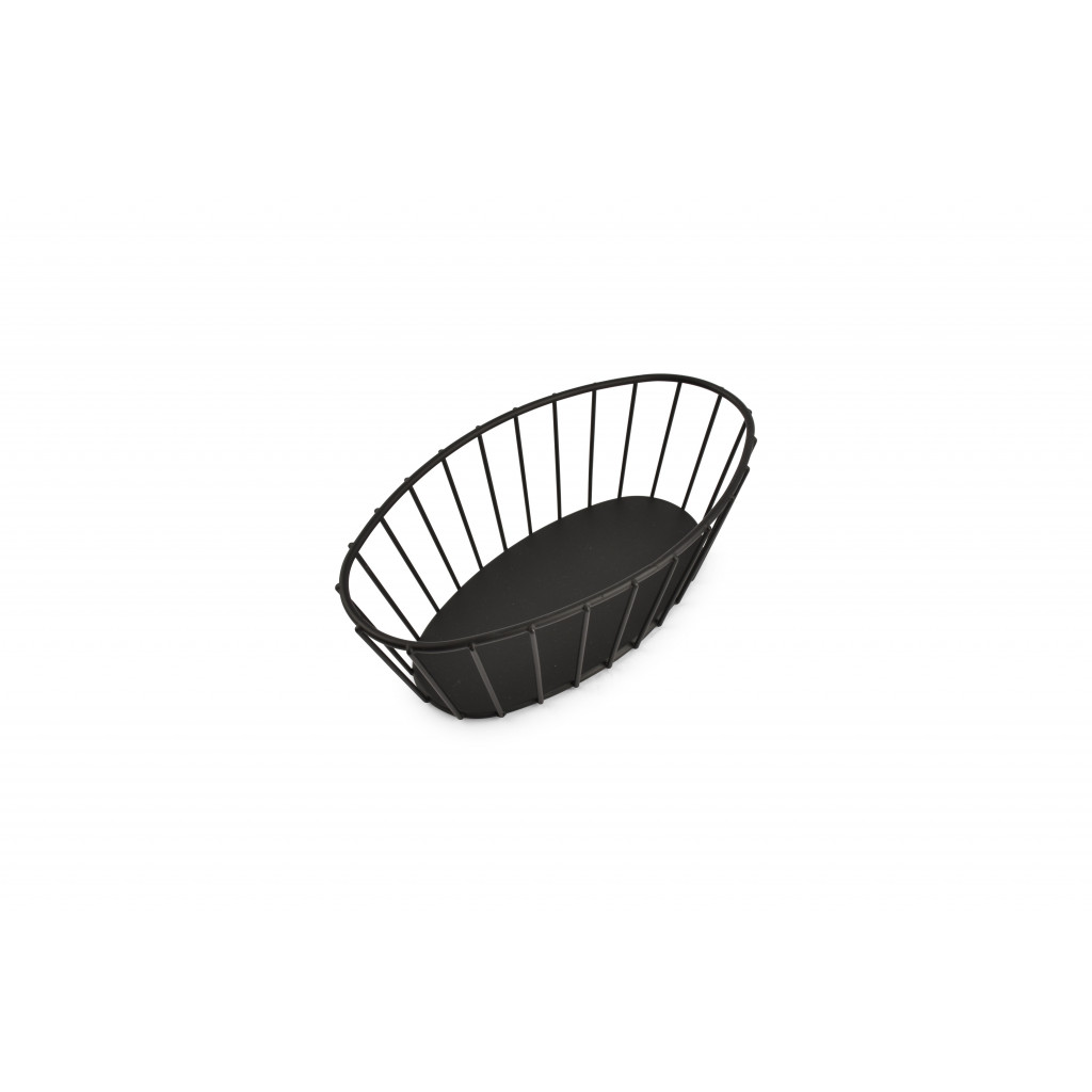 Bonbistro Wire basket 21x11xH7cm black Cesta