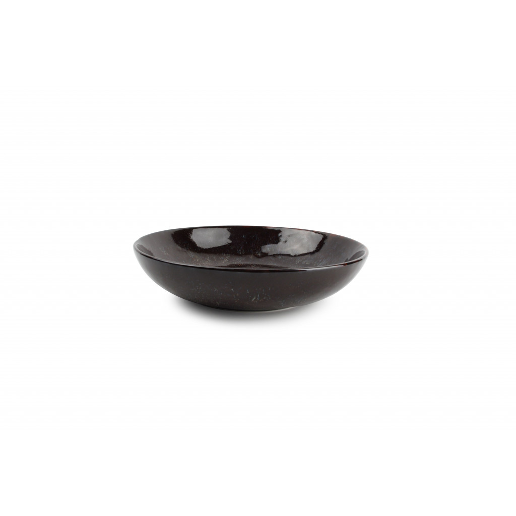 Bonbistro Deep plate 19xH4cm black Hazy