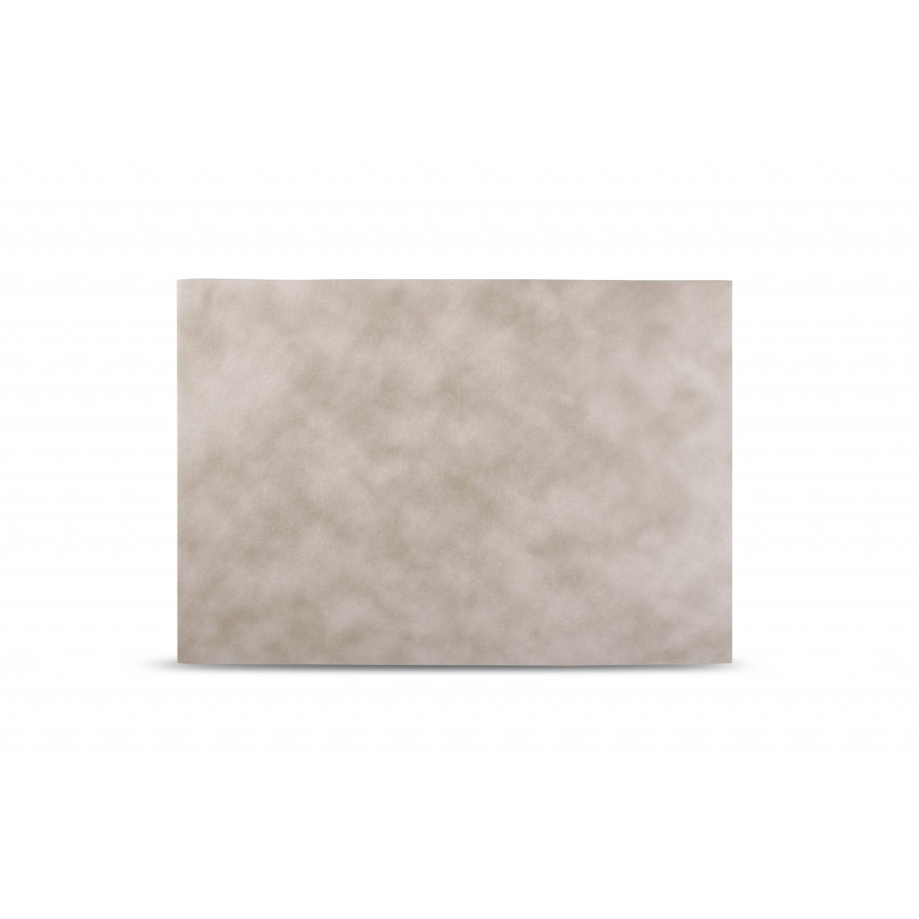 Bonbistro Placemat 43x30cm leather look beige Layer