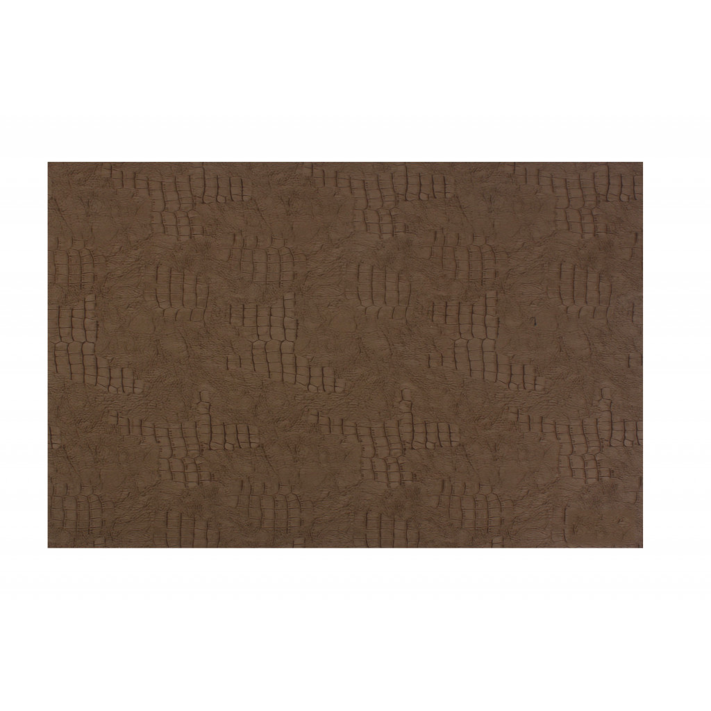 Bonbistro Placemat 45x30cm leather look brown Layer