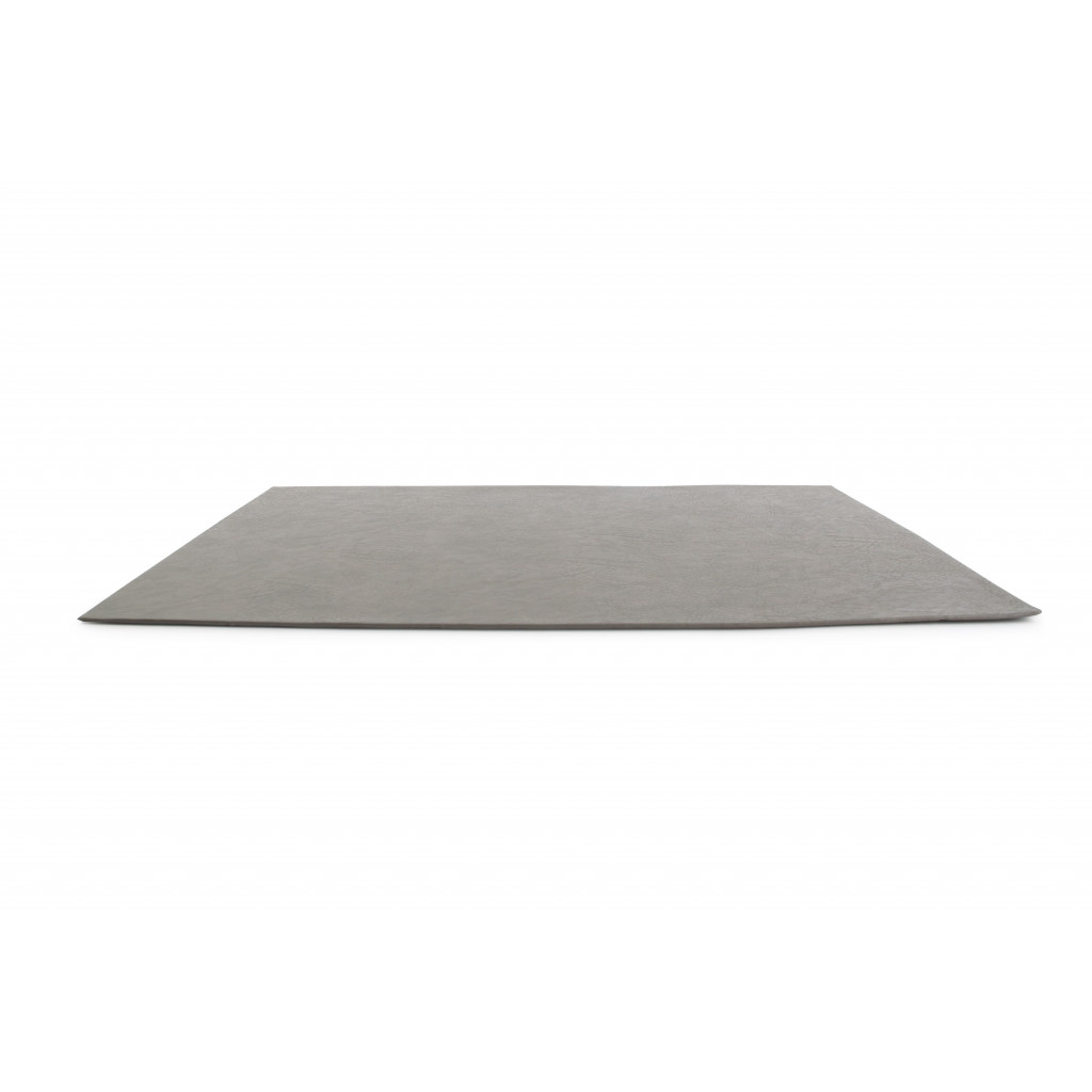 Bonbistro Placemat 43x30cm leather look grey Layer