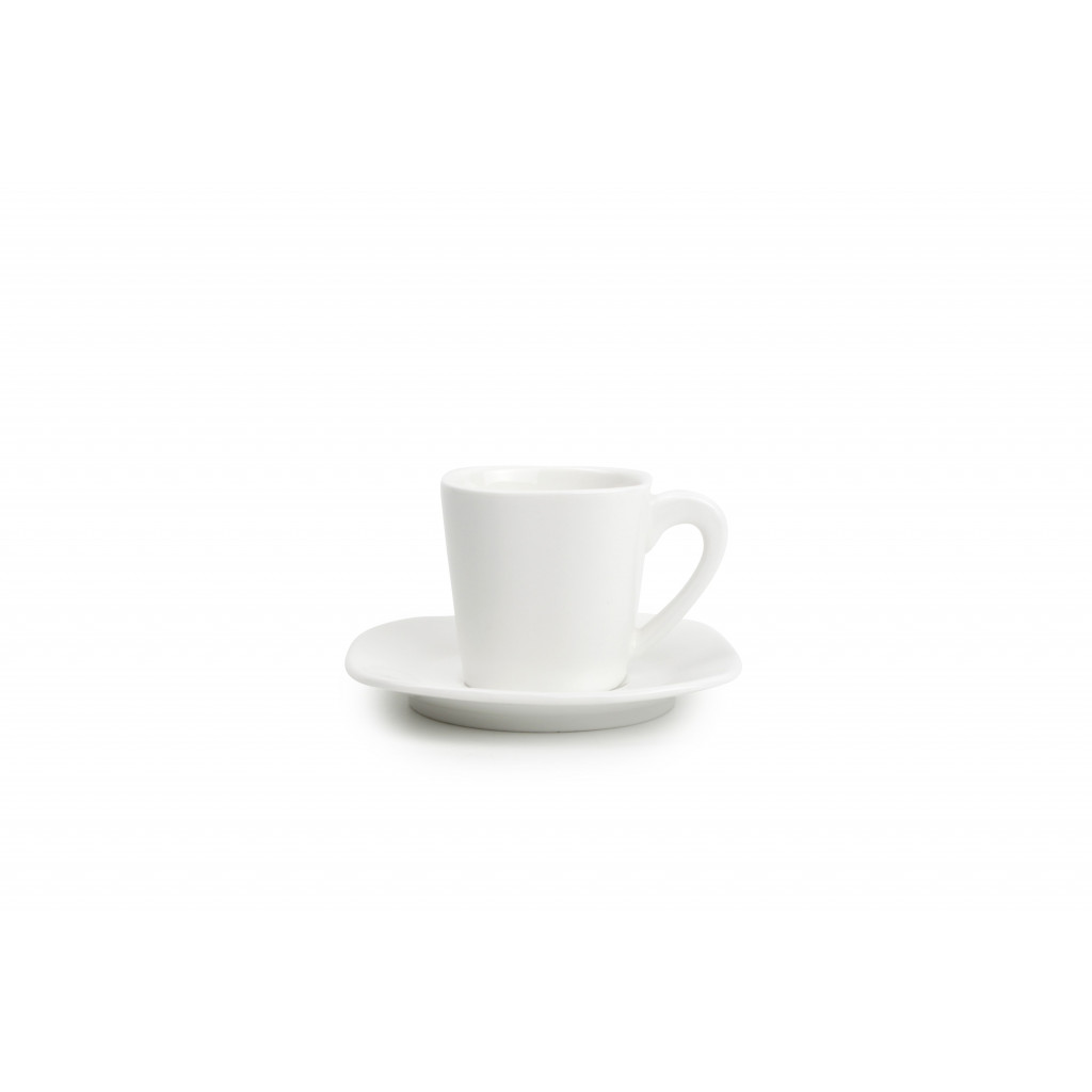 Bonbistro Cup 18cl and saucer white Match