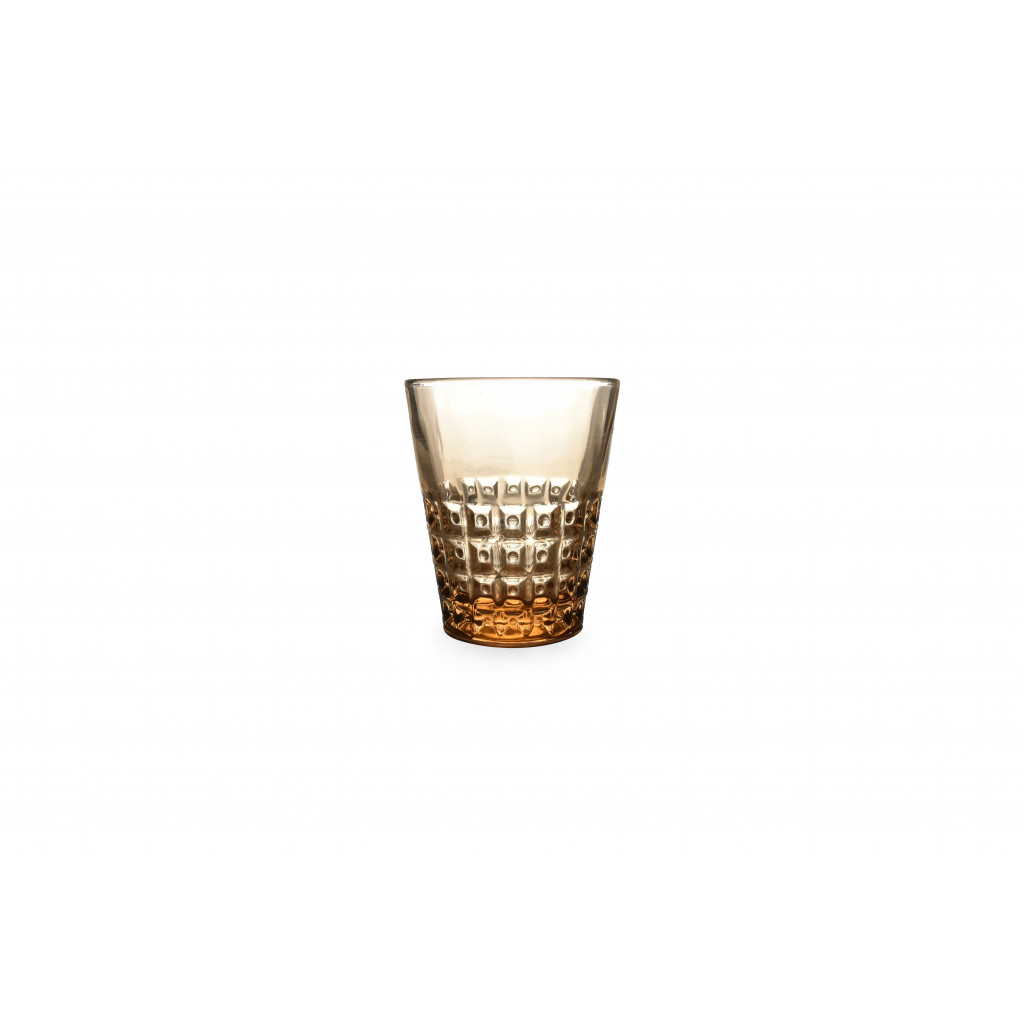 Bonbistro Glass 25cl amber Oxo - set/4