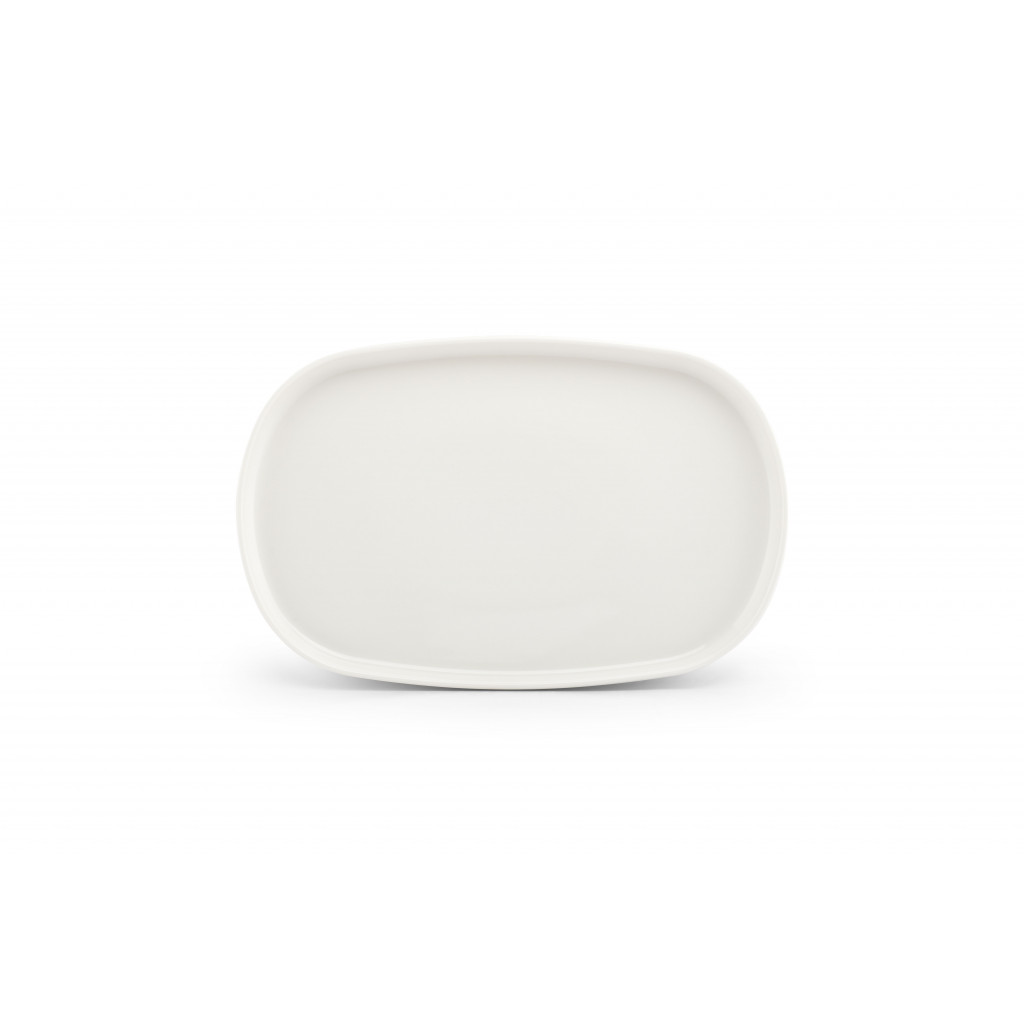 Bonbistro Plate 34x22xH2cm white Pila