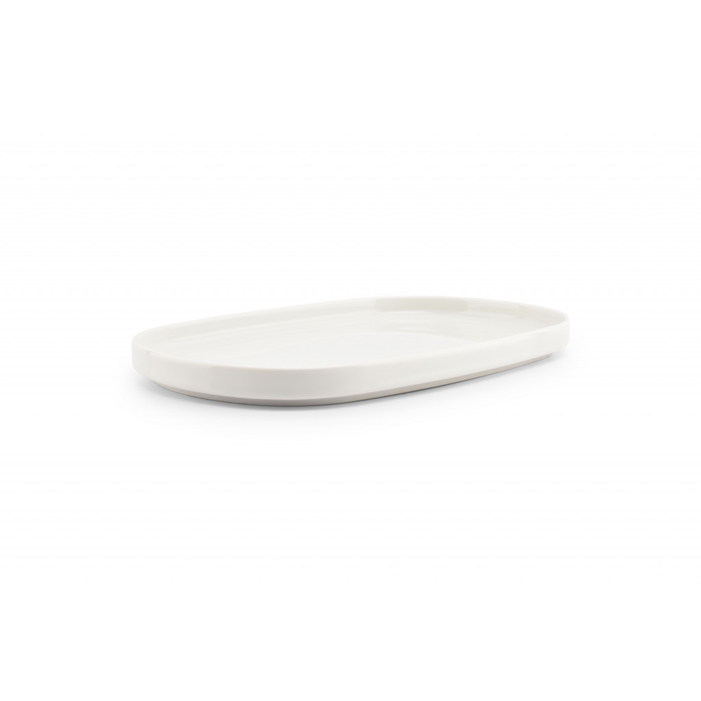 Bonbistro Plate 34x22xH2cm white Pila