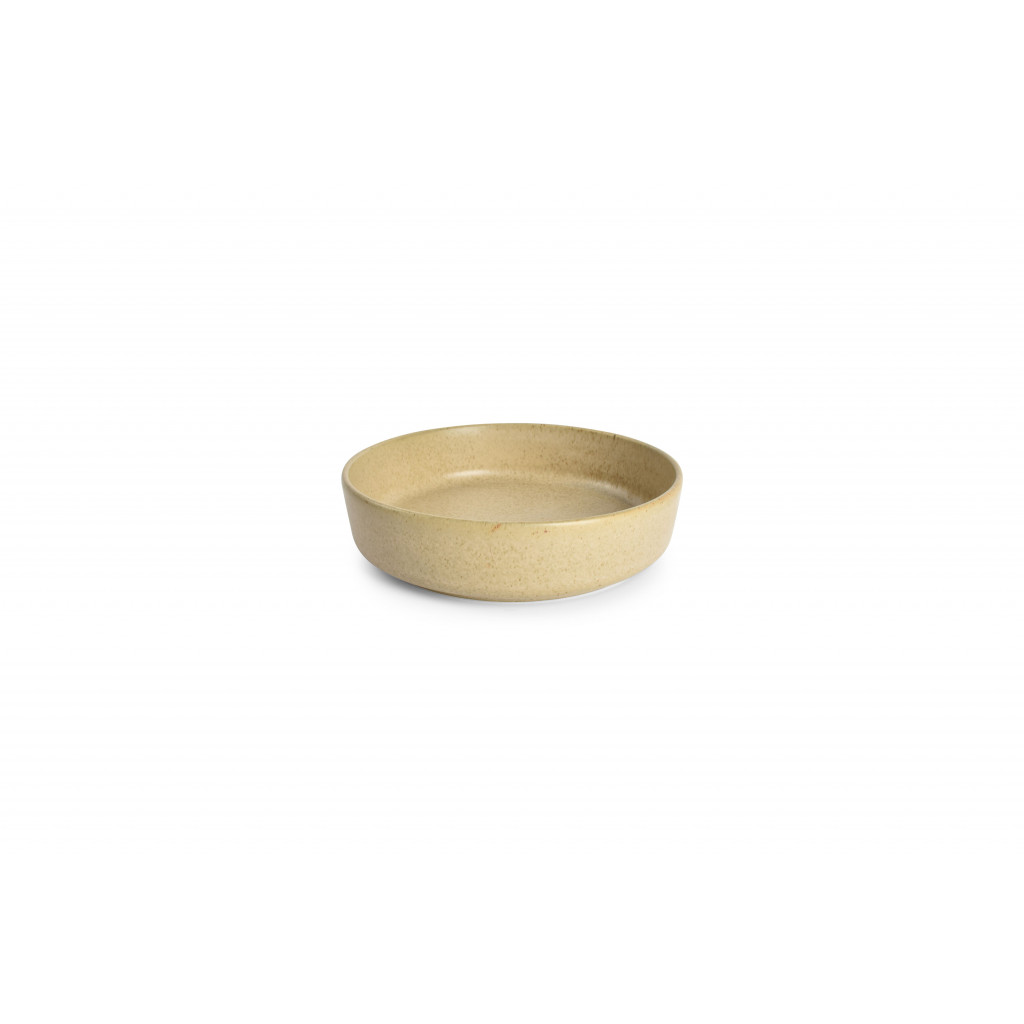 Bonbistro Deep plate 16xH4cm beige Pila