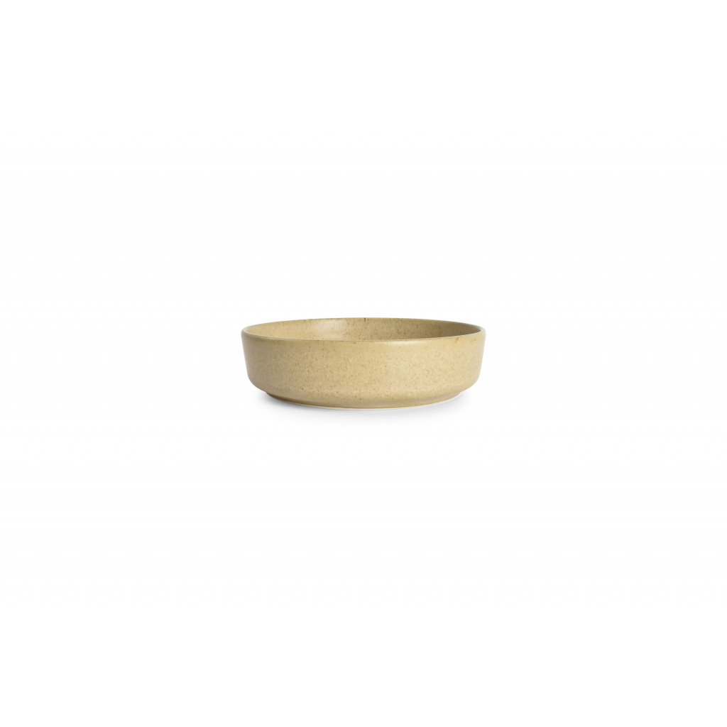 Bonbistro Deep plate 16xH4cm beige Pila