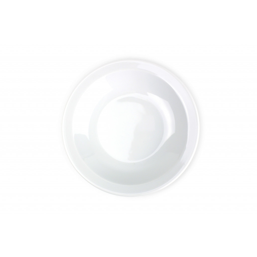 Bonbistro Deep plate 21xH3,5cm white Scandia