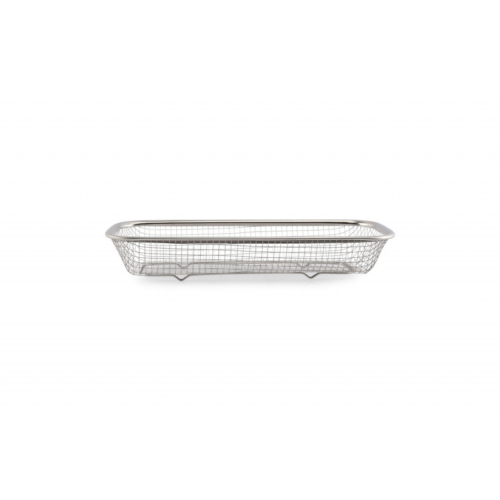 Bonbistro Wire basket 31x13xH5,5cm silver Serve