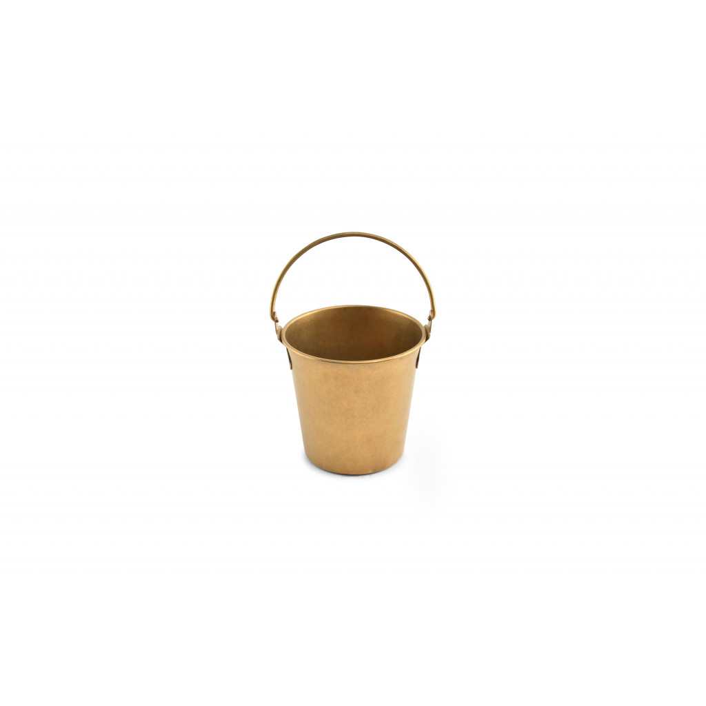 Bonbistro Serving bucket 10,5xH10,5cm antique gold Serve