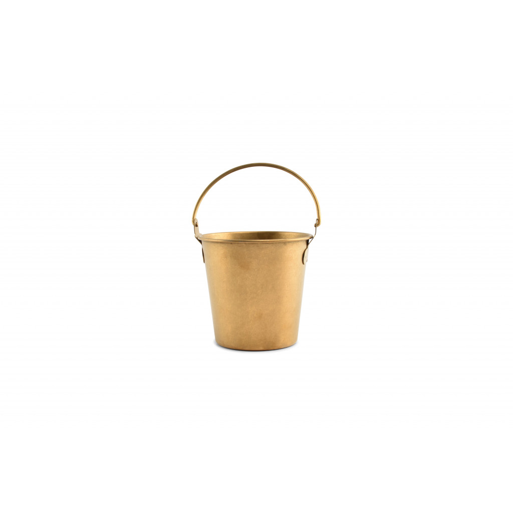 Bonbistro Serving bucket 10,5xH10,5cm antique gold Serve