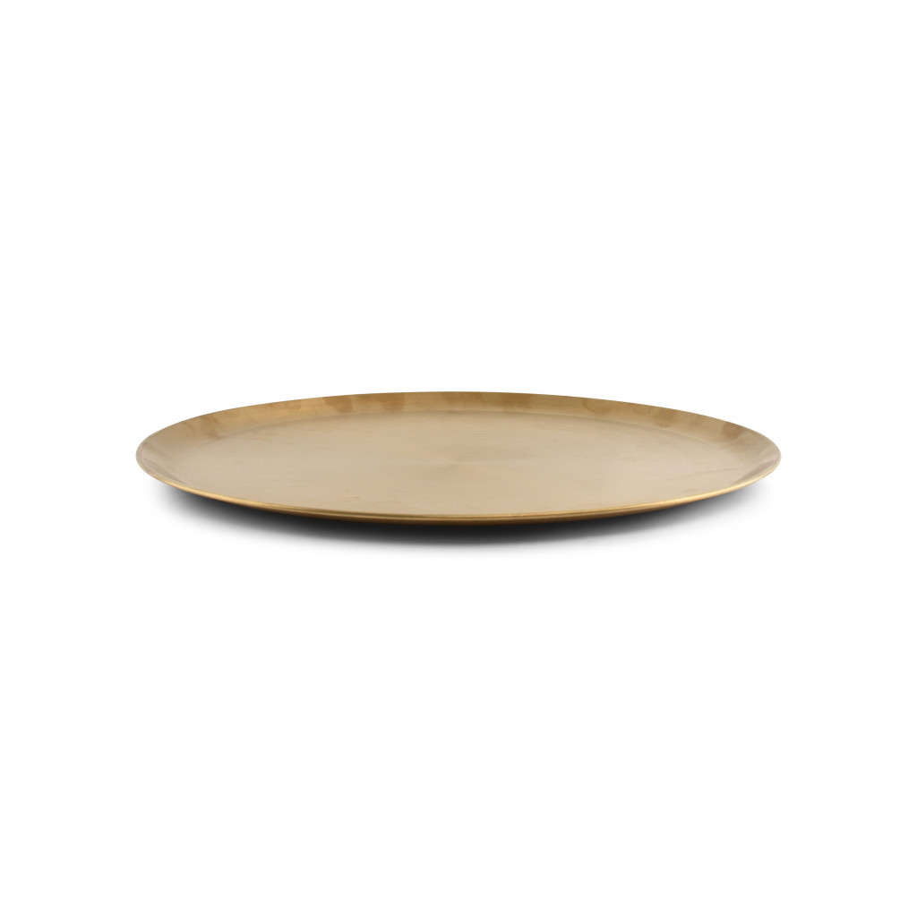 Bonbistro Serving tray 40xH1,5cm antique gold Serve